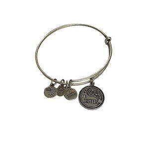 Alex and ani "Soul Sister" Bracelet Silver Bangle